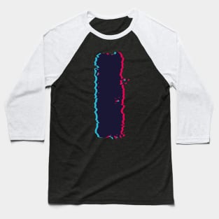 Glitch letter I, distorted letter I Baseball T-Shirt